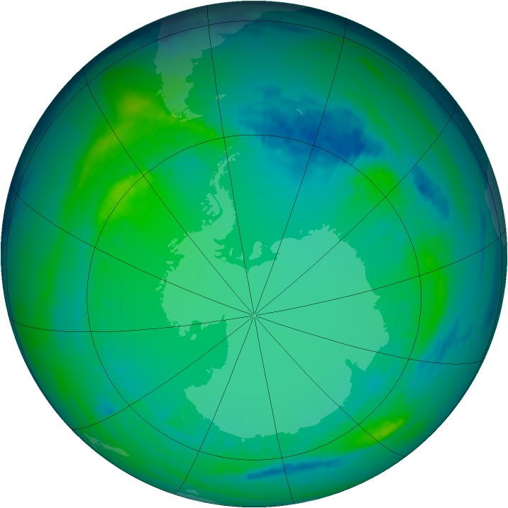 Ozone Map 2004-07-20